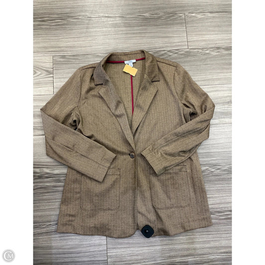 Blazer By Croft And Barrow In Brown, Size: L