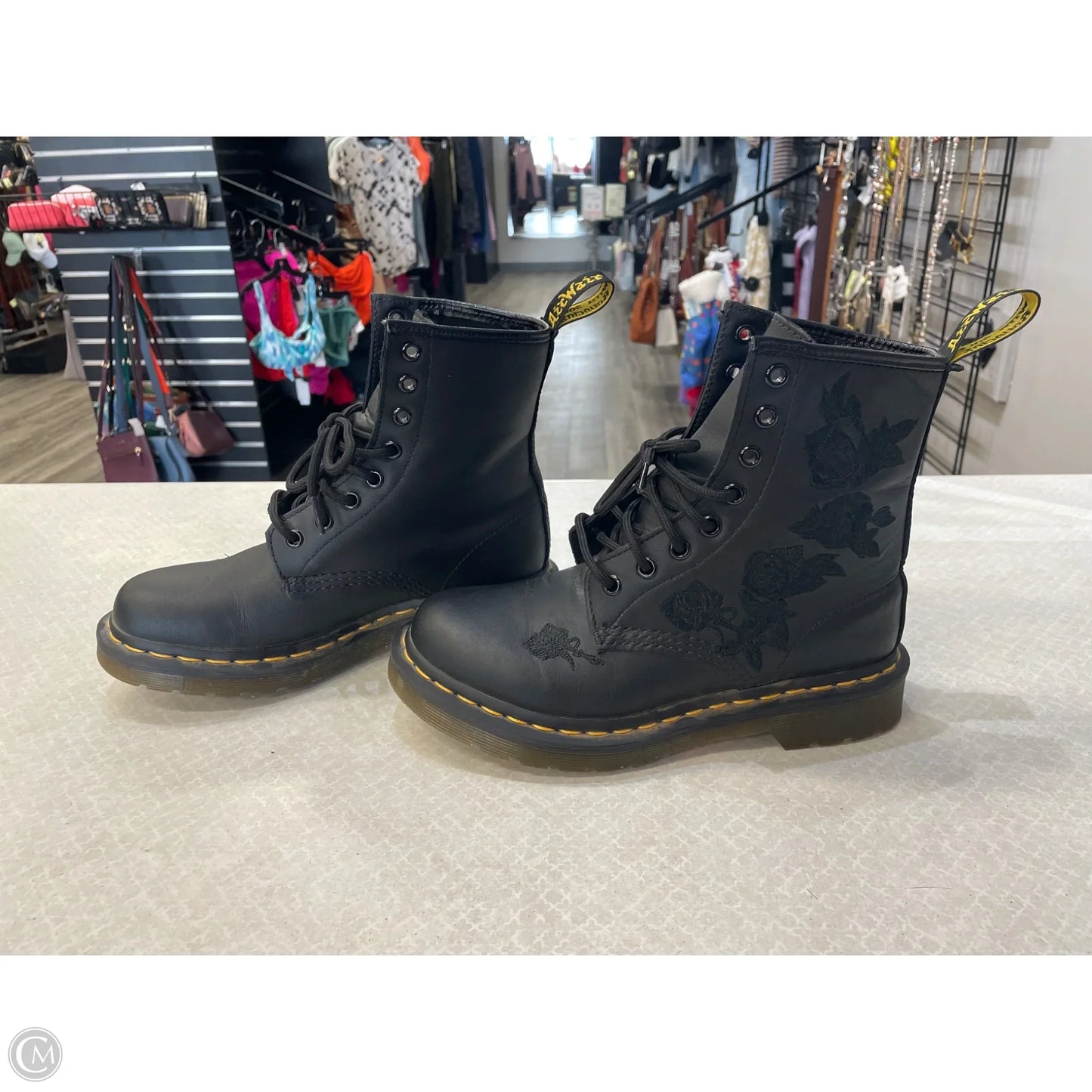 Boots Combat By Dr Martens In Black, Size: 6