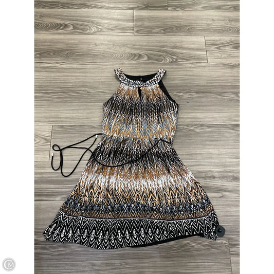 Dress Casual Short By Sandra Darren In Brown, Size: 8