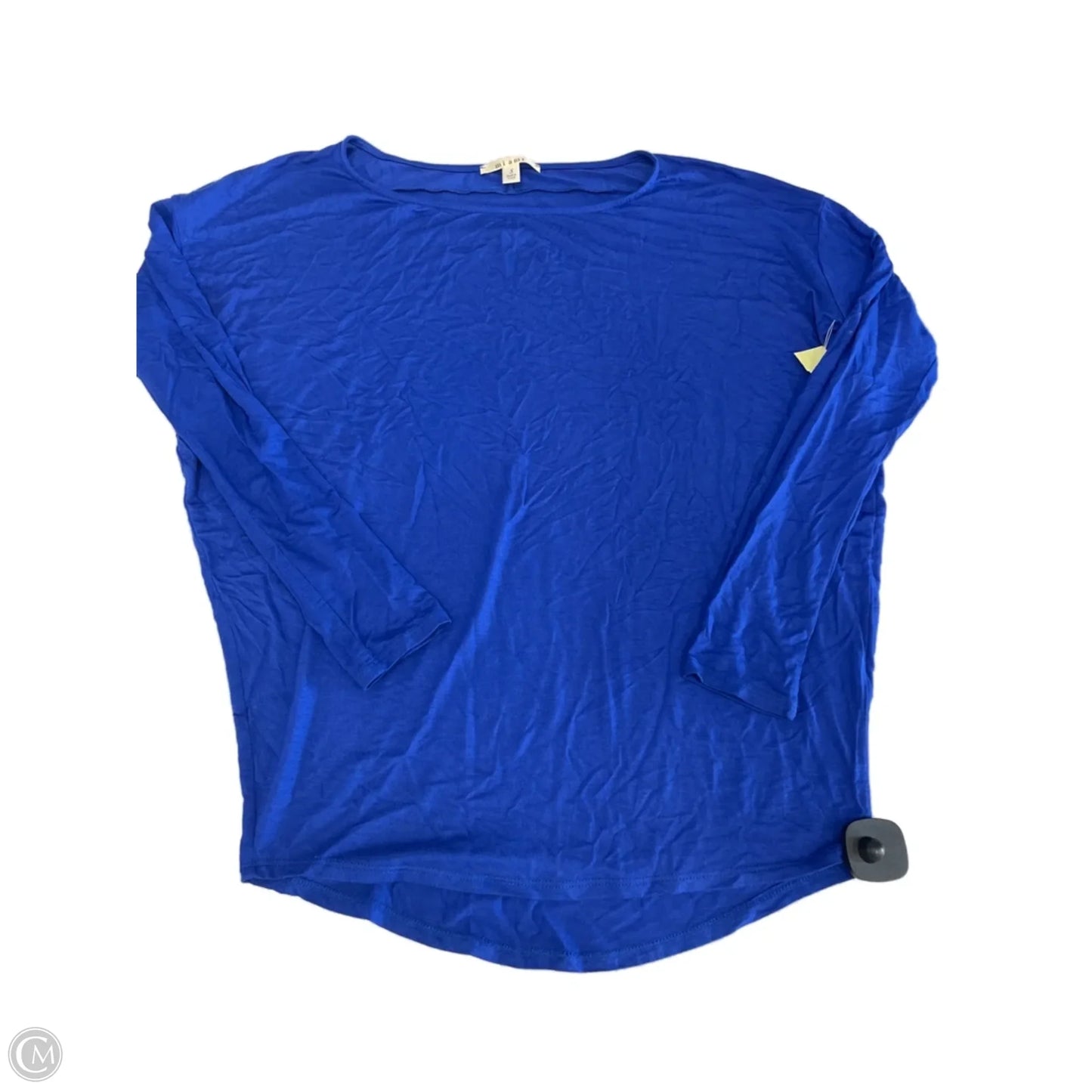 Top Long Sleeve By Mi Ami In Blue, Size: S