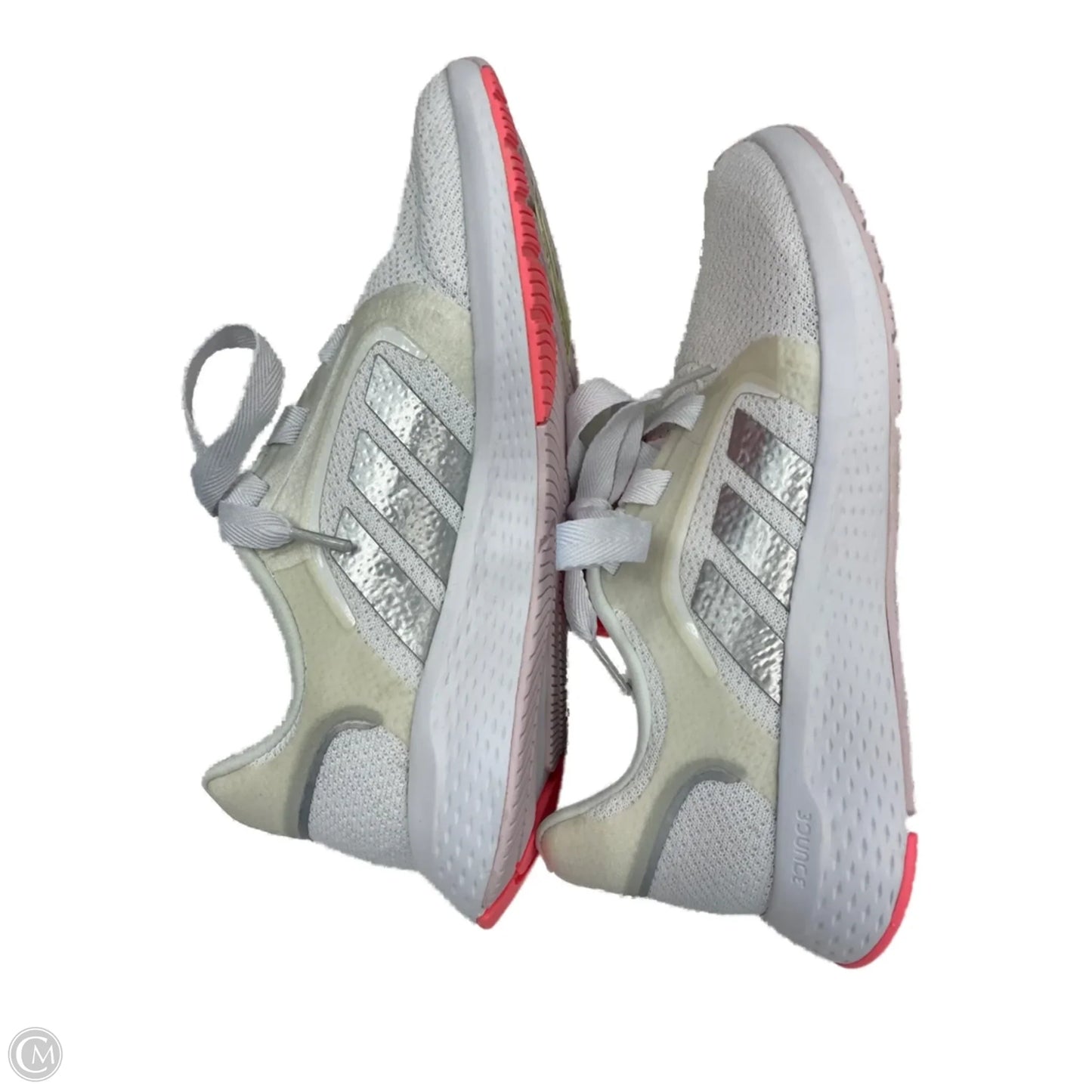 Shoes Athletic By Adidas In Pink & White, Size: 6.5