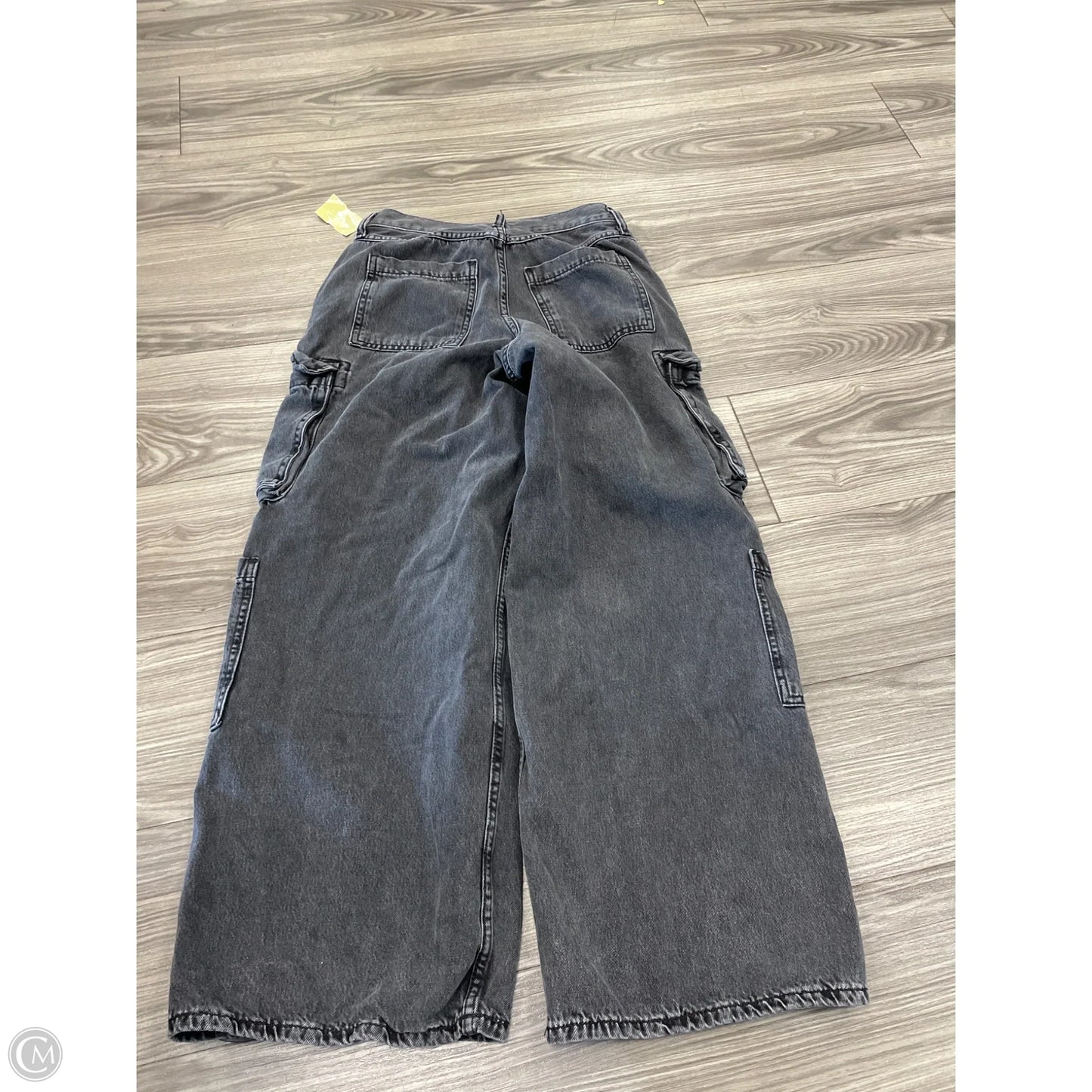 Jeans Wide Leg By Old Navy In Black Denim, Size: 2