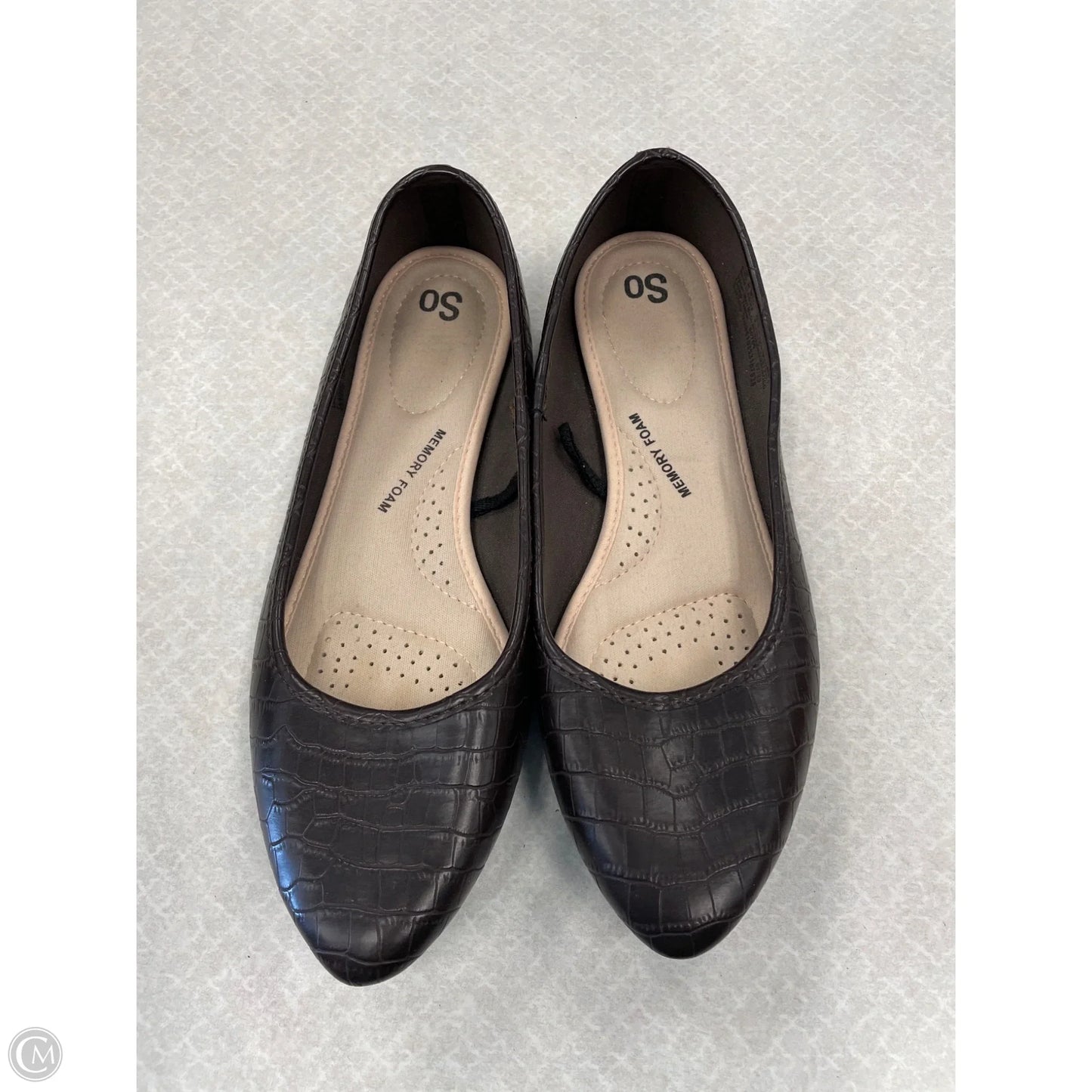 Shoes Flats By So In Animal Print, Size: 8
