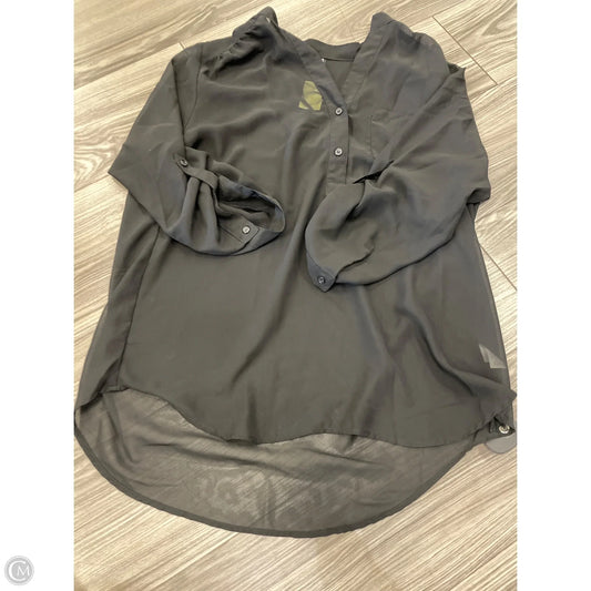 Top Long Sleeve By Maurices In Black, Size: 1x