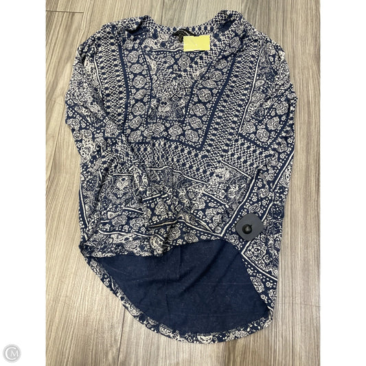Top Long Sleeve By Lucky Brand In Blue, Size: S