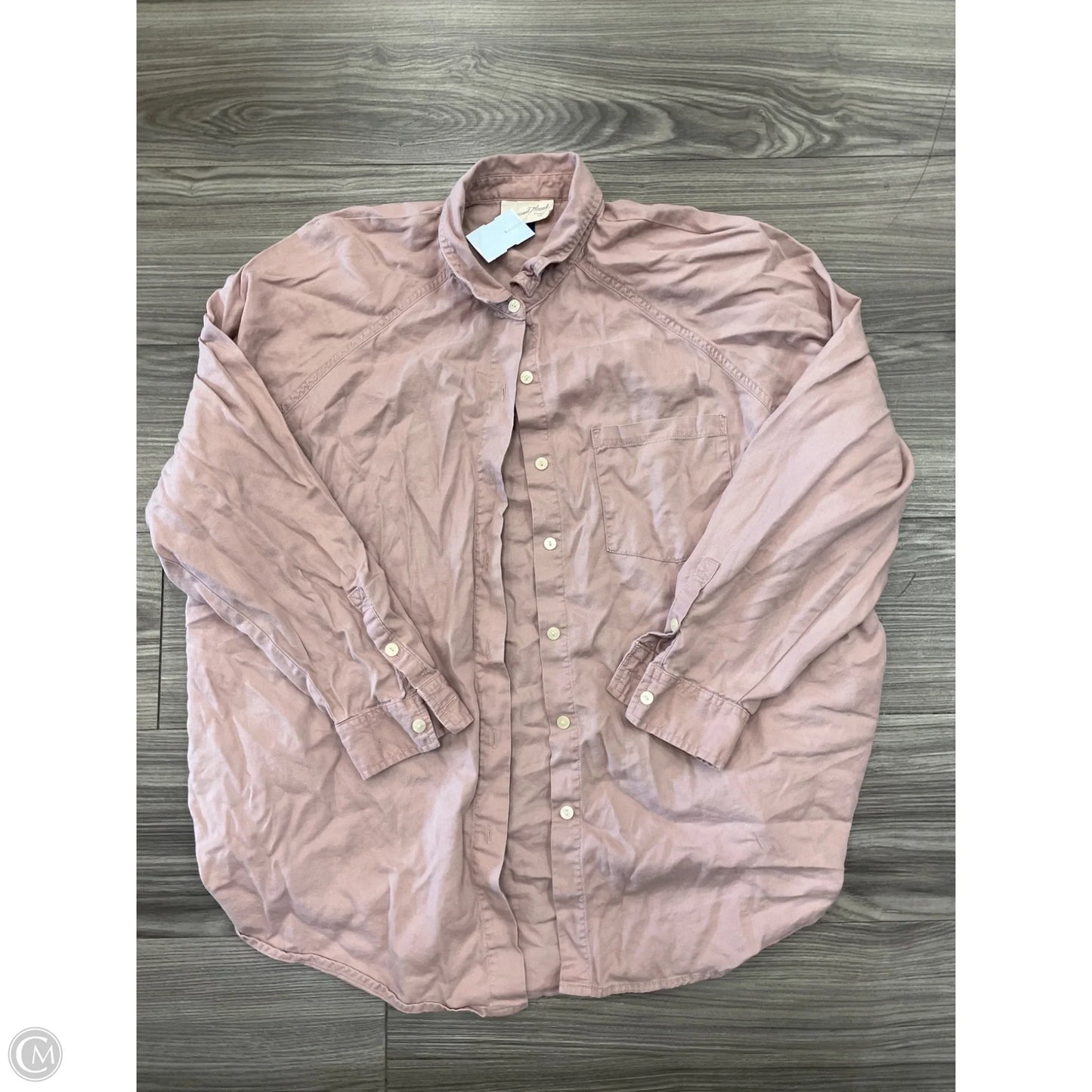 Top Long Sleeve By Universal Thread In Pink, Size: Xxl