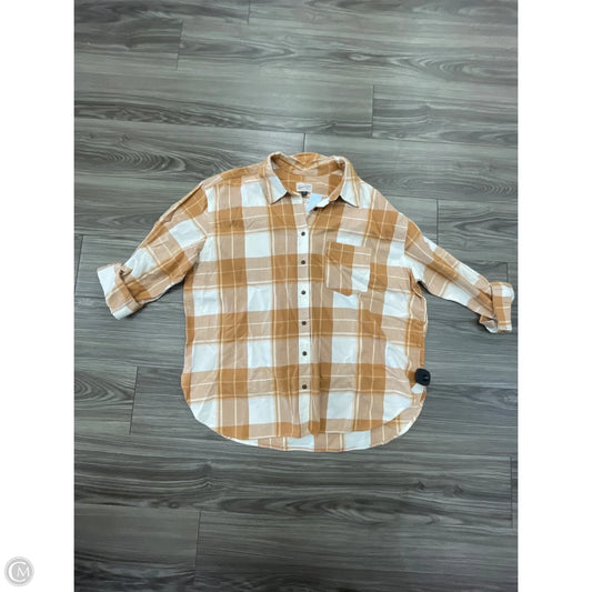 Jacket Other By Universal Thread In Orange, Size: Xxl