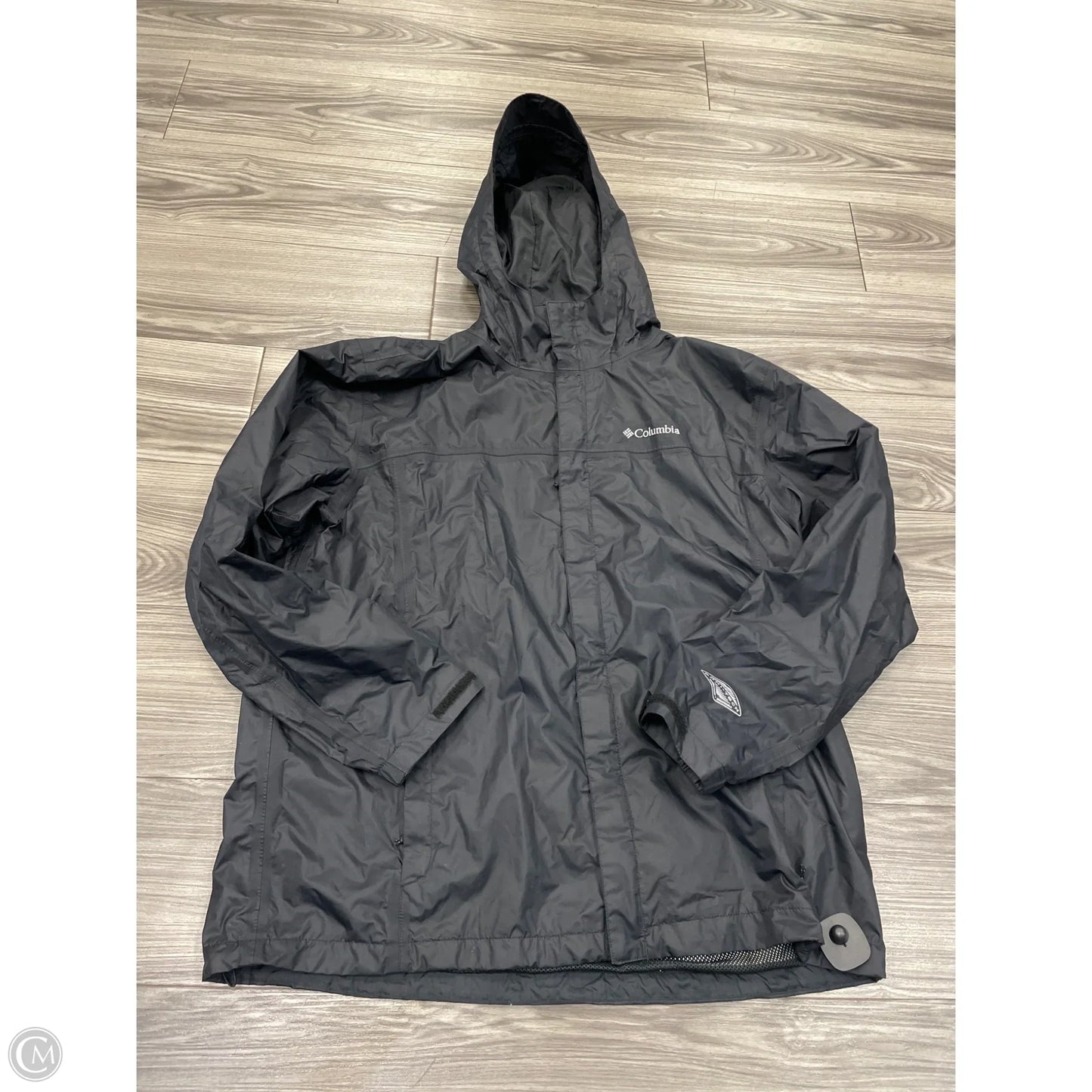 Jacket Windbreaker By Columbia In Black, Size: 1x