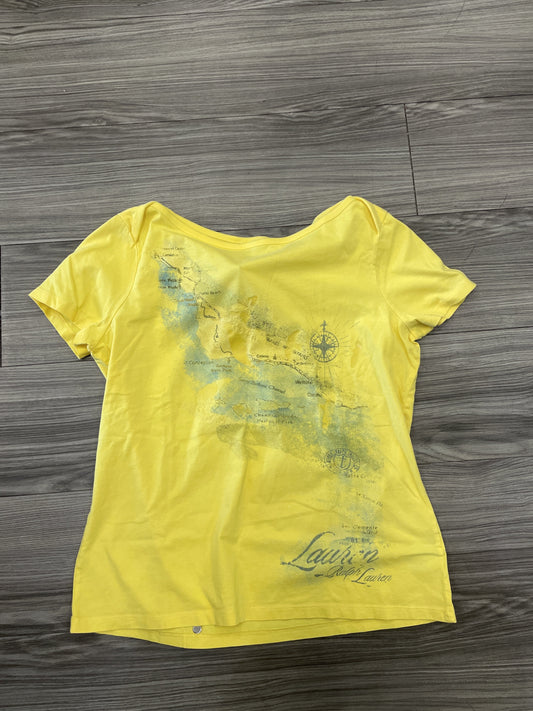 Top Short Sleeve By Lauren By Ralph Lauren  Size: L