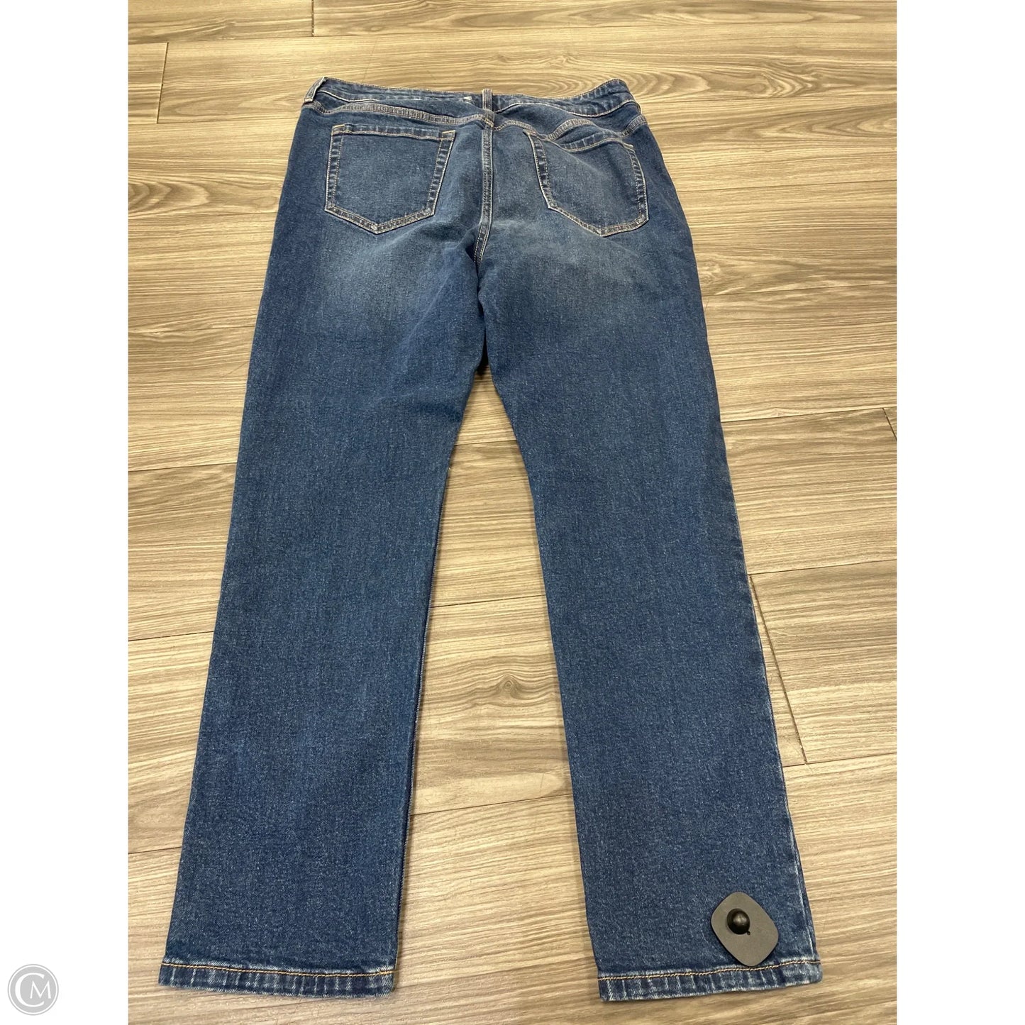 Jeans Straight By Torrid In Blue Denim, Size: 10