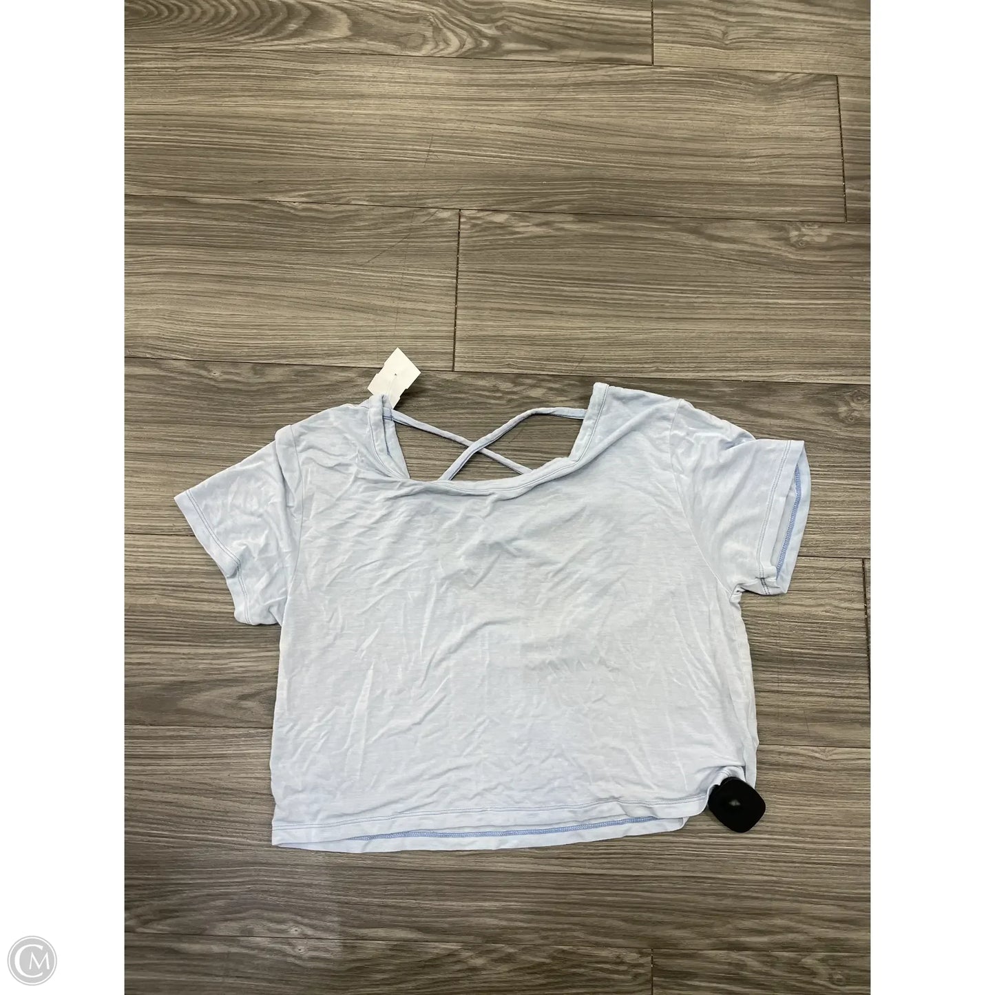 Top Short Sleeve By American Eagle In Blue, Size: S