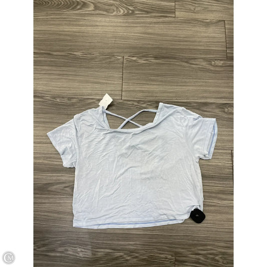 Top Short Sleeve By American Eagle In Blue, Size: S