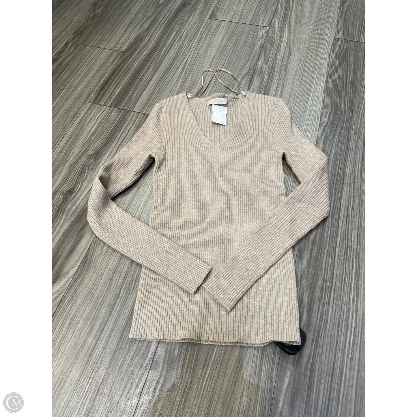 Top Long Sleeve By Active Usa In Brown, Size: S