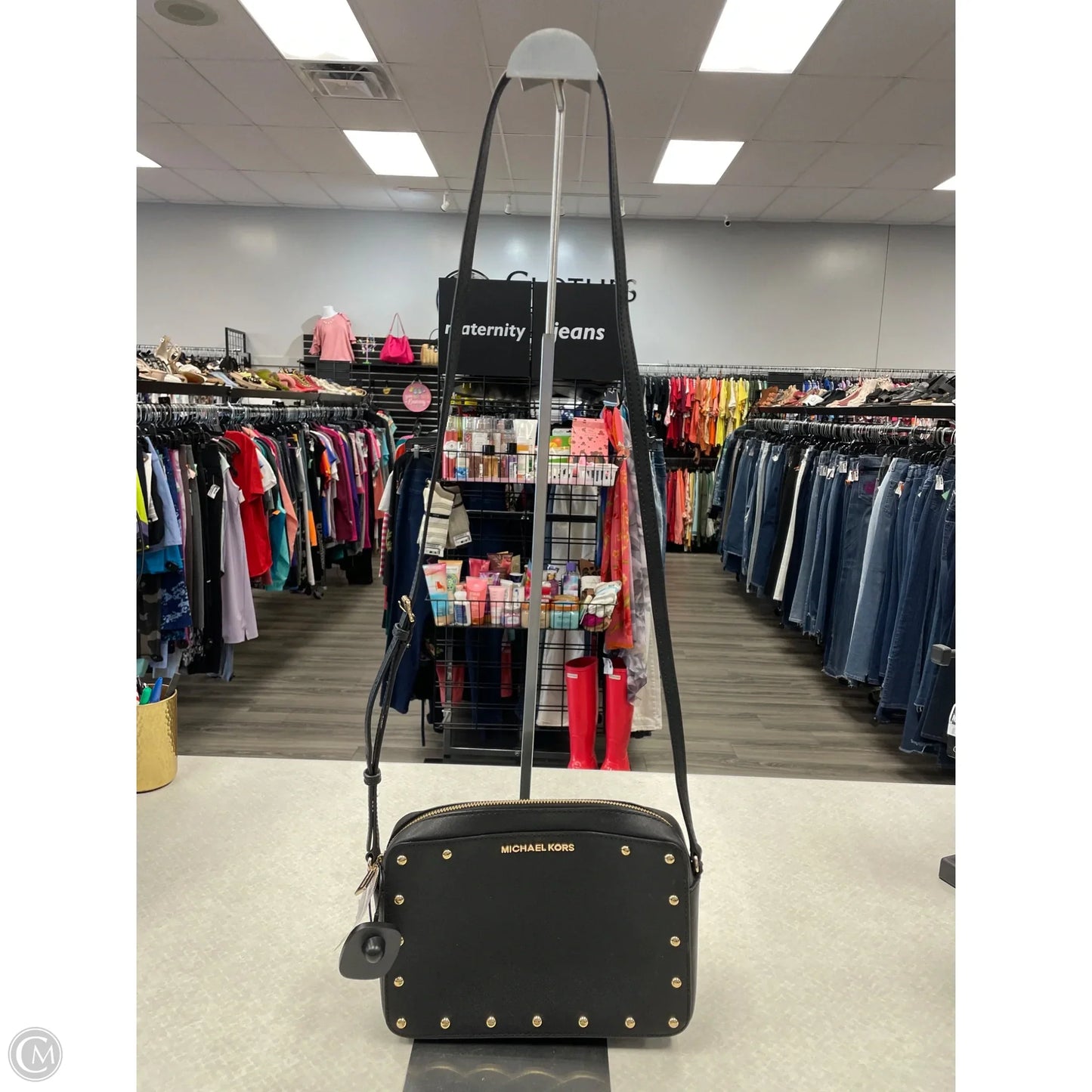 Crossbody Designer By Michael Kors, Size: Medium