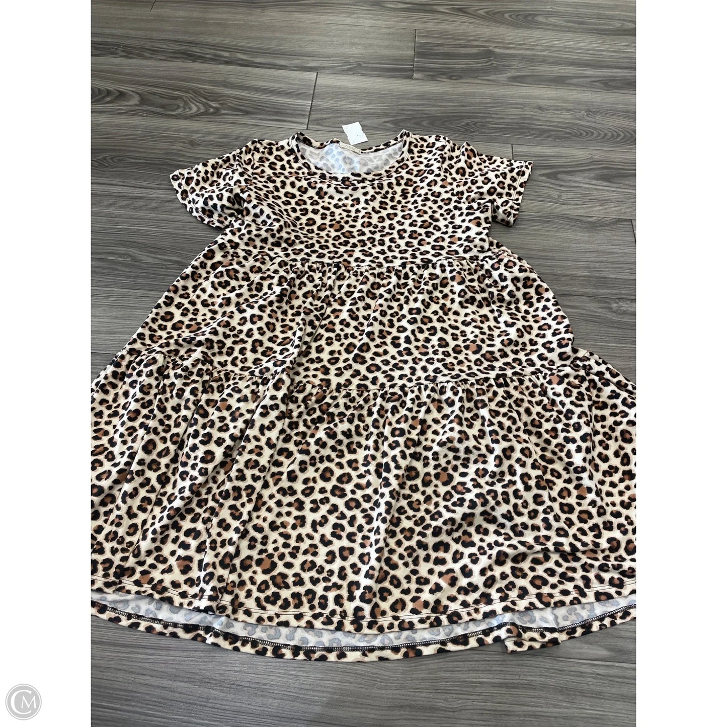 Dress Casual Short By Oddi In Animal Print, Size: L