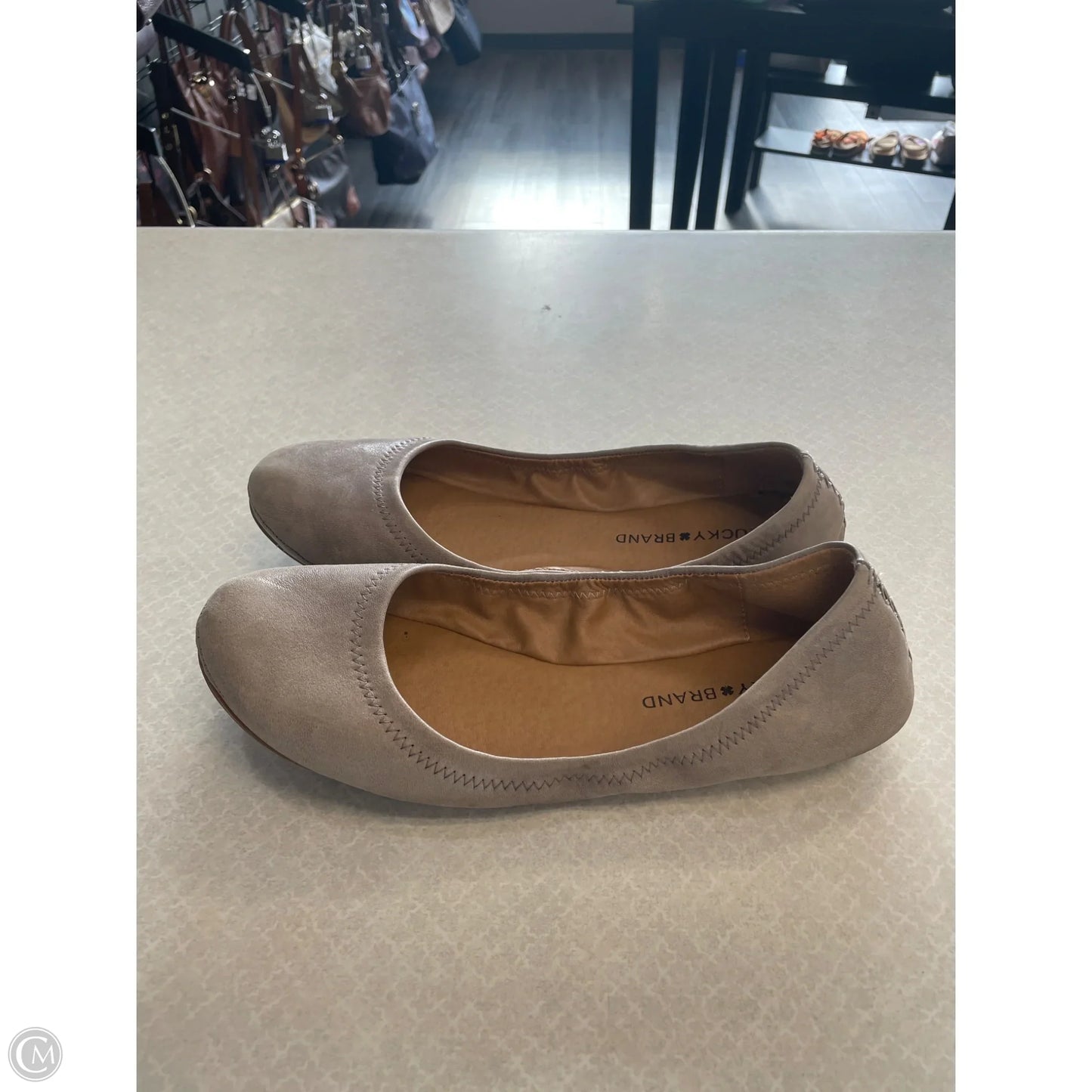 Shoes Flats By Lucky Brand In Tan, Size: 9.5