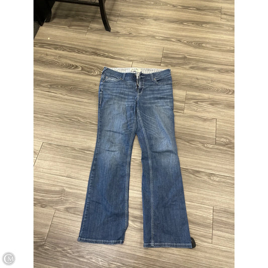 Jeans Boot Cut By Ariat In Blue, Size: 12