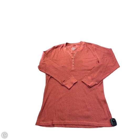 Top Long Sleeve By Cmc In Red, Size: 2x