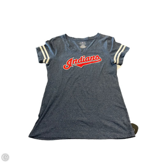 Top Short Sleeve By Cmc In Blue, Size: M