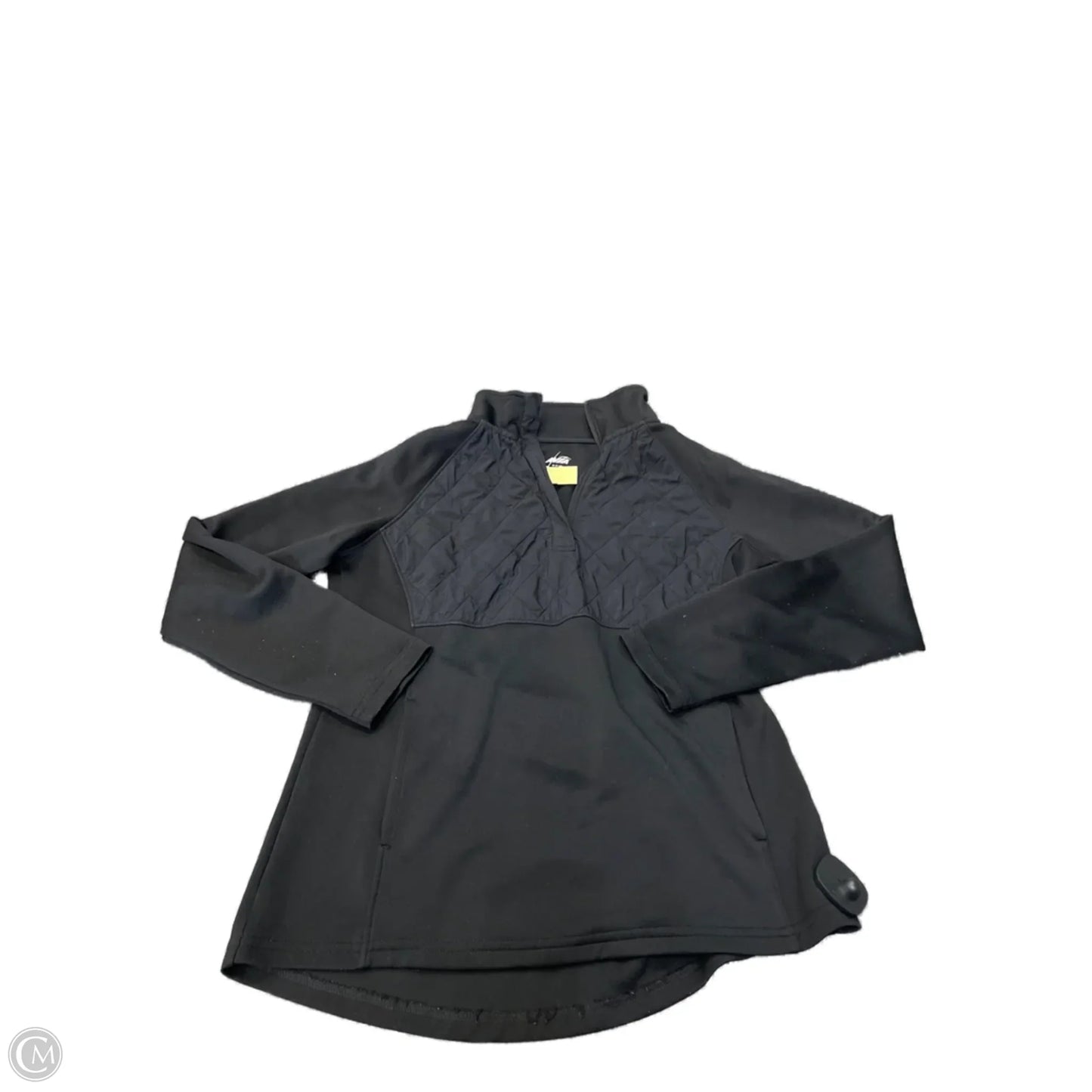 Sweatshirt Collar By Avia In Black, Size: M