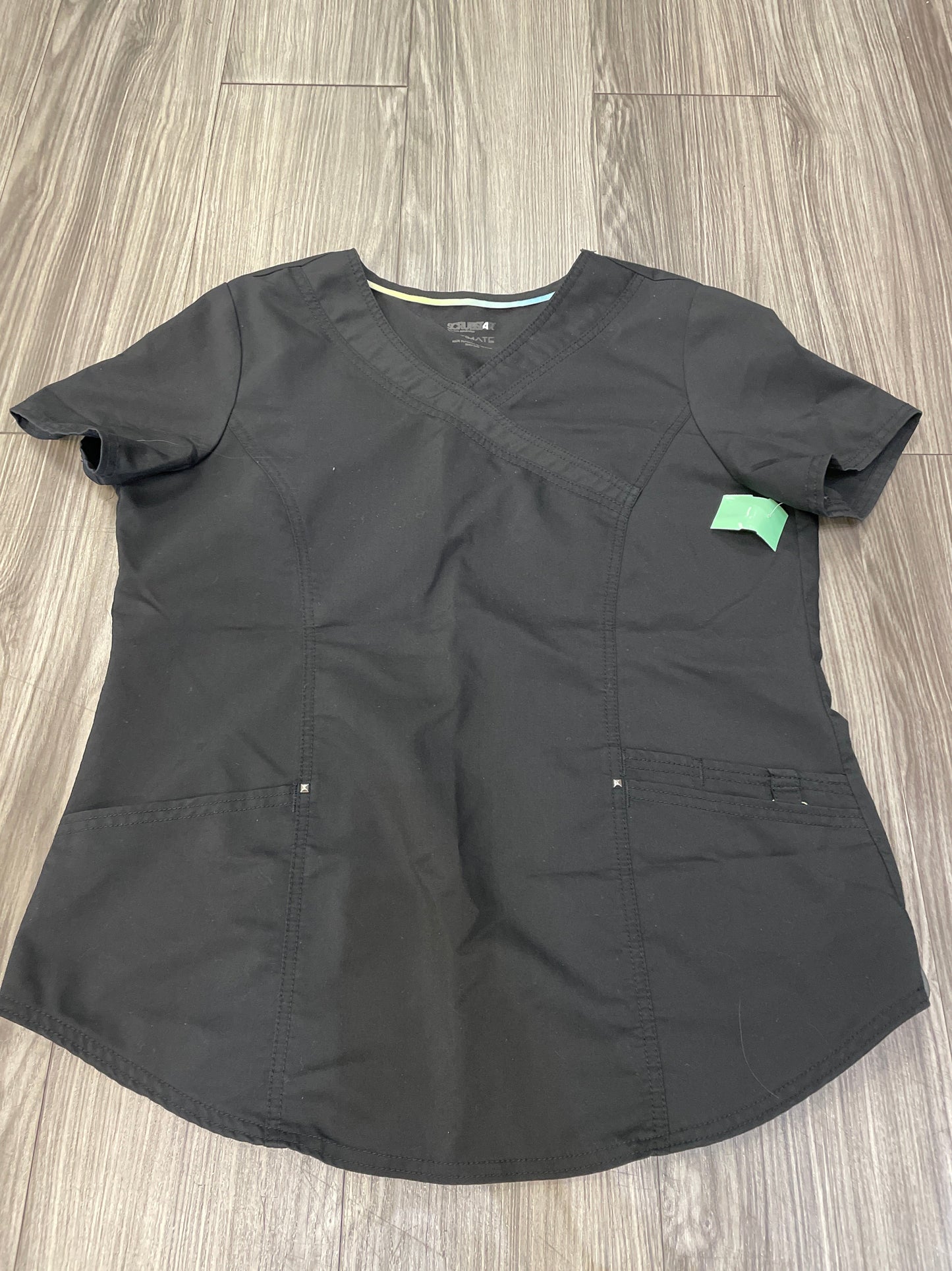 Black Top Short Sleeve Clothes Mentor, Size M