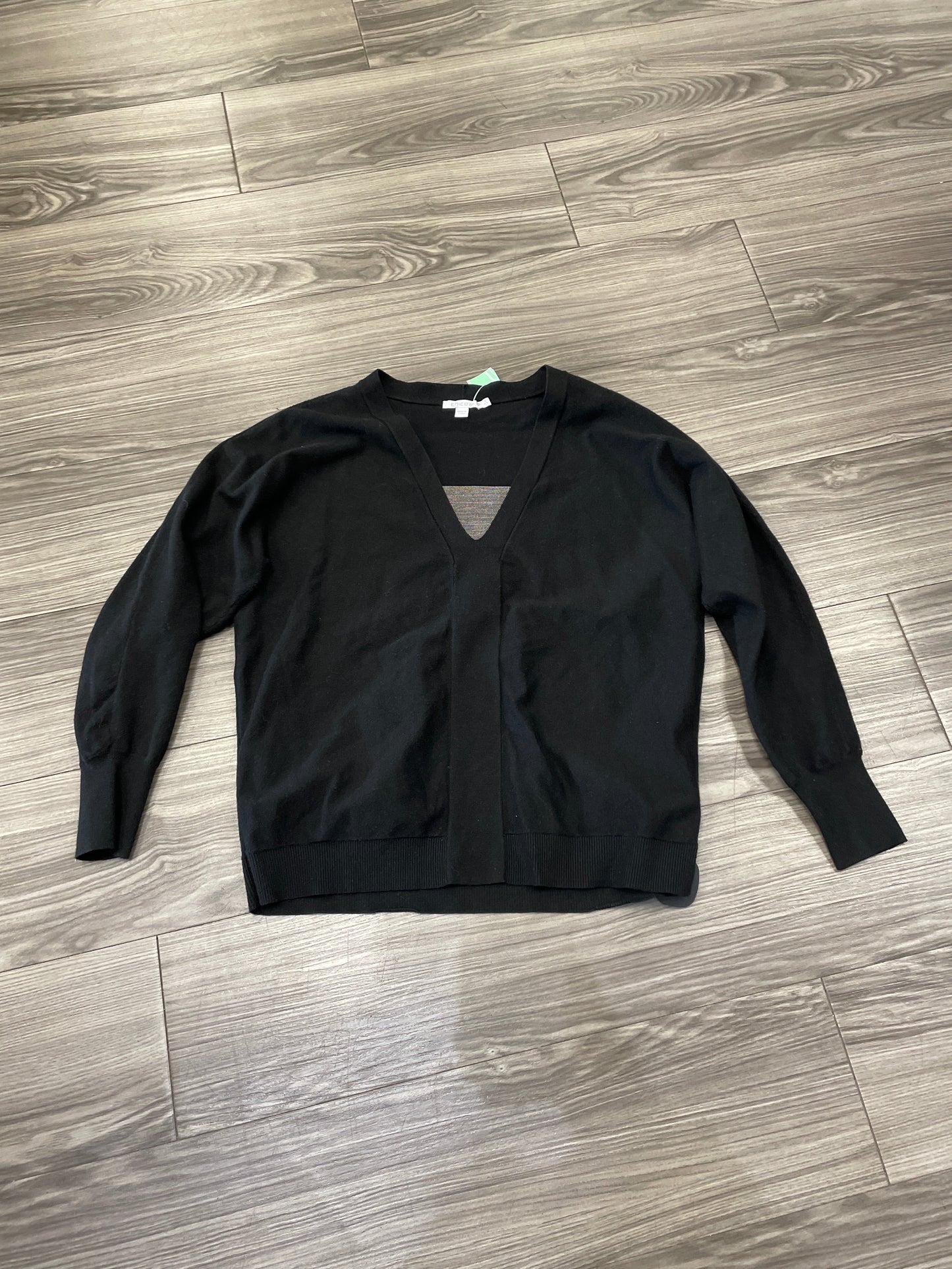 Sweater By Chicos In Black, Size: L