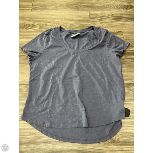 Top Short Sleeve By Falls Creek In Blue, Size: Xl