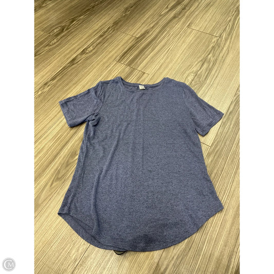 Top Short Sleeve By Old Navy In Blue, Size: S