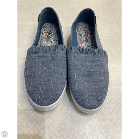 Shoes Flats By Clothes Mentor In Blue, Size: 8