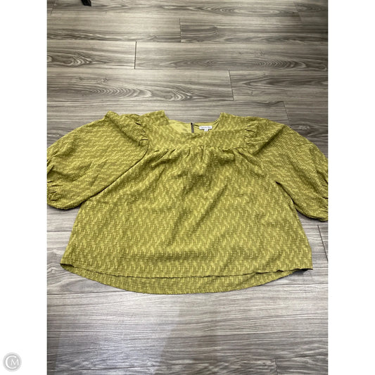 Top Long Sleeve By Ophelia Roe In Green, Size: 1x