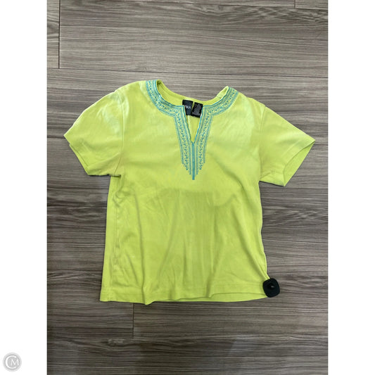 Top Short Sleeve By Erika And Co In Green, Size: M