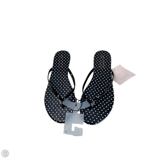 Sandals Flip Flops By Lc Lauren Conrad In Polkadot Pattern, Size: 8