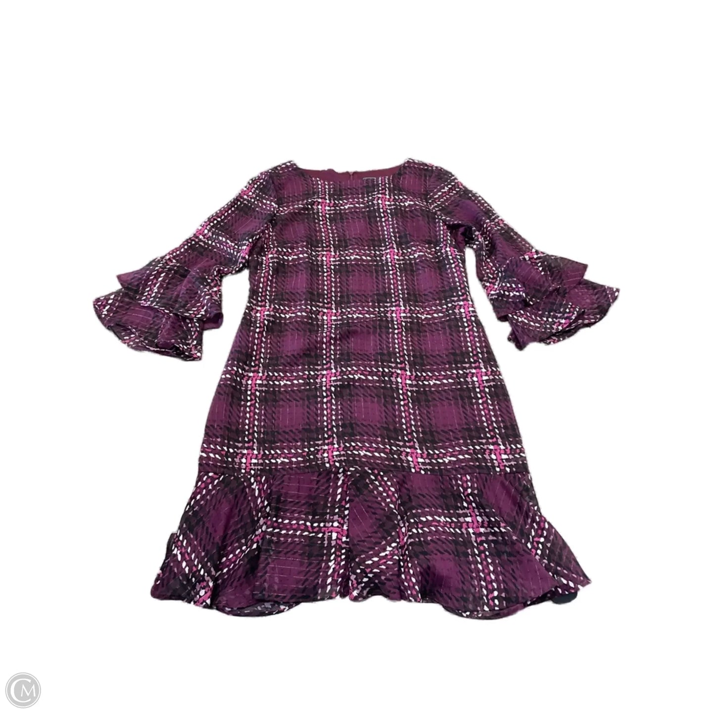 Dress Casual Midi By Jessica Howard In Purple, Size: 12