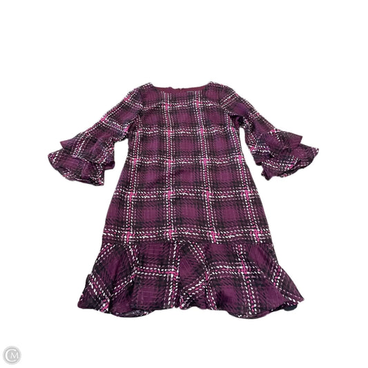 Dress Casual Midi By Jessica Howard In Purple, Size: 12