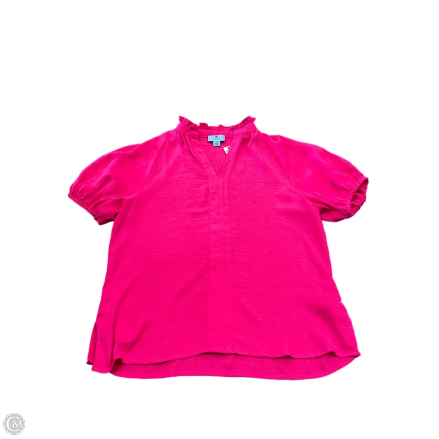Top Short Sleeve Basic By Cece In Pink, Size: M