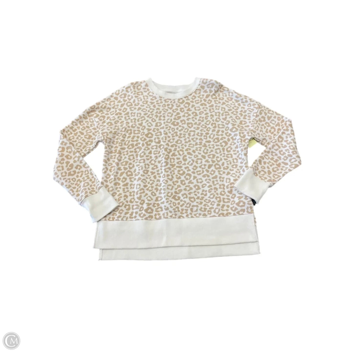 Sweatshirt Crewneck By Time And Tru In Animal Print, Size: S