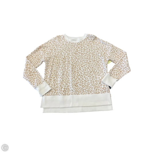 Sweatshirt Crewneck By Time And Tru In Animal Print, Size: S