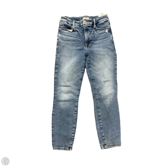 Jeans Skinny By Good American In Blue, Size: 2