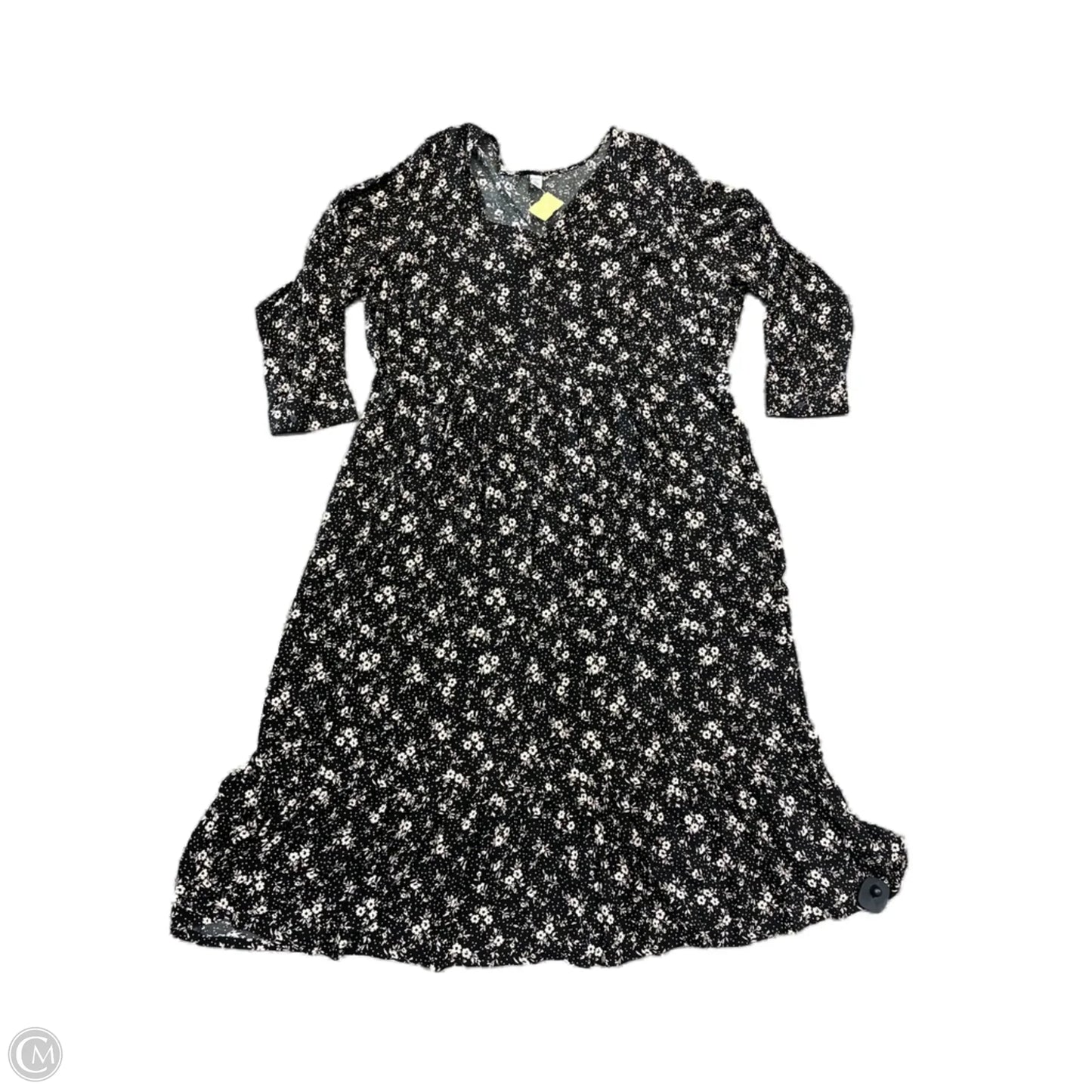 Dress Casual Maxi By Old Navy In Black, Size: 3x