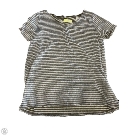 Top Short Sleeve Basic By Cloud Chaser In Striped Pattern, Size: L