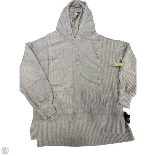 Sweatshirt Hoodie By Time And Tru In Cream, Size: S