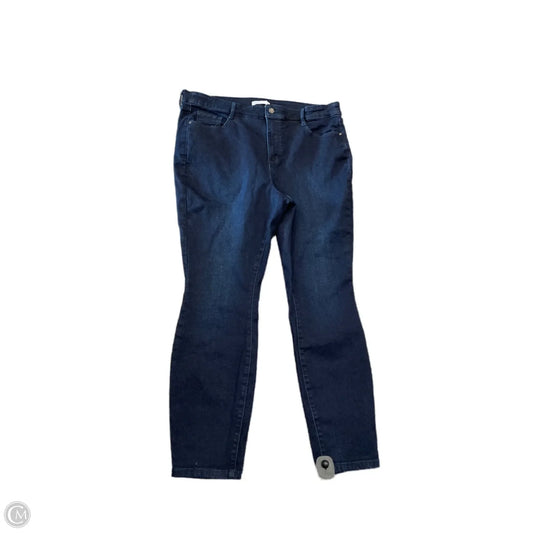 Jeans Skinny By Nine West In Blue, Size: 18