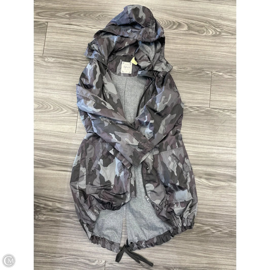Jacket Windbreaker By Style And Company In Camouflage Print, Size: S