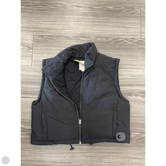 Vest Puffer & Quilted By Thread And Supply In Black, Size: M