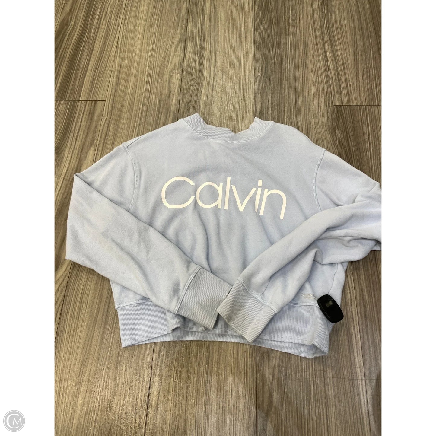 Sweatshirt Crewneck By Calvin Klein In Purple, Size: S