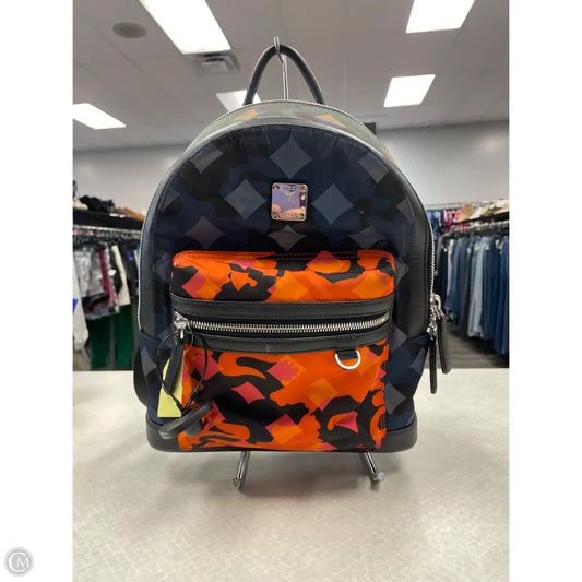 Backpack Luxury Designer By Mcm, Size: Medium