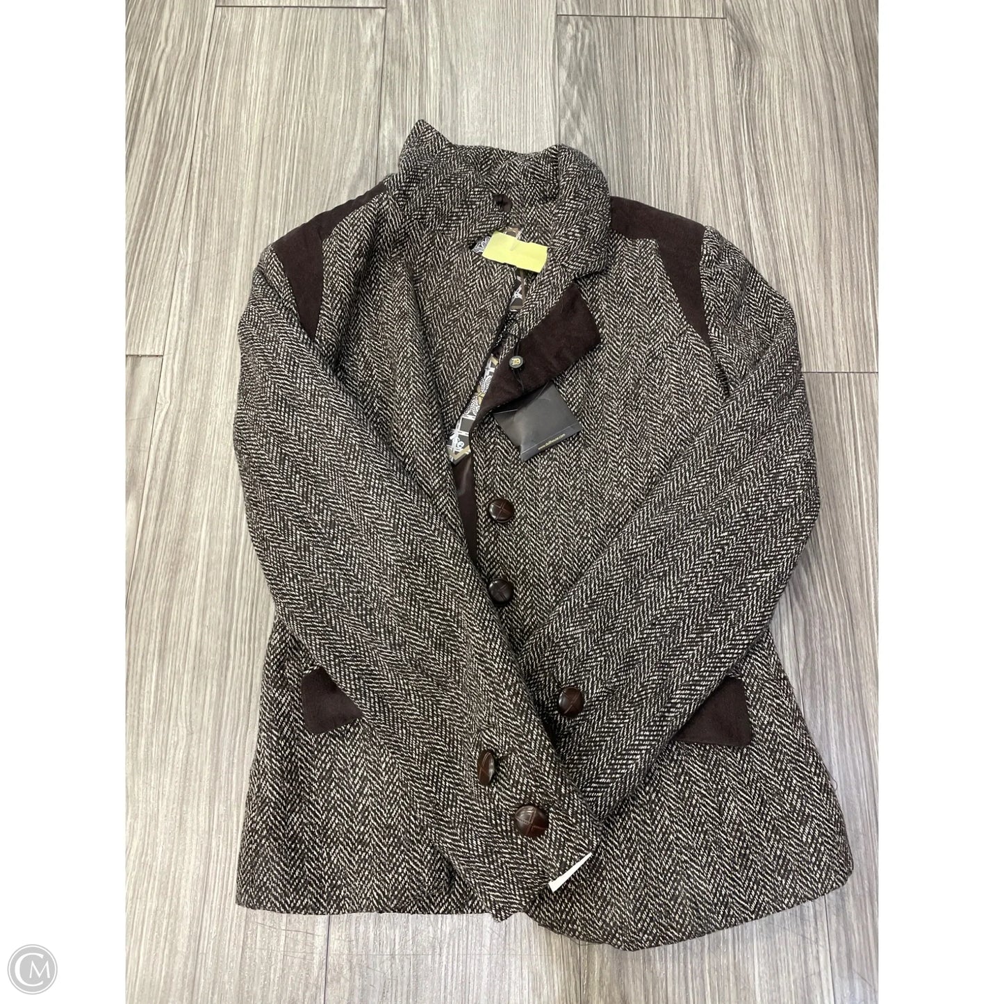 Coat Peacoat By Dollhouse In Brown, Size: S