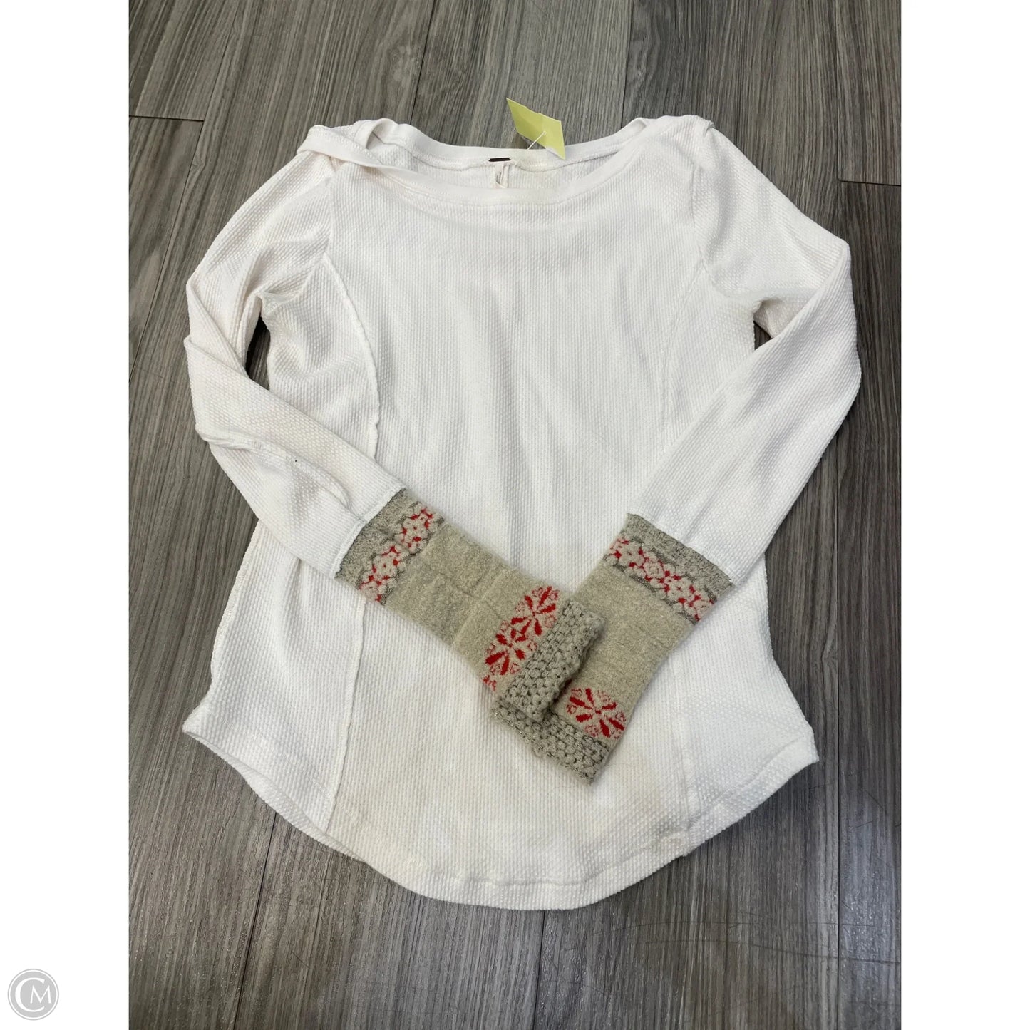 Top Long Sleeve Basic By Free People In White, Size: M