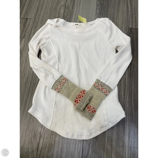 Top Long Sleeve Basic By Free People In White, Size: M