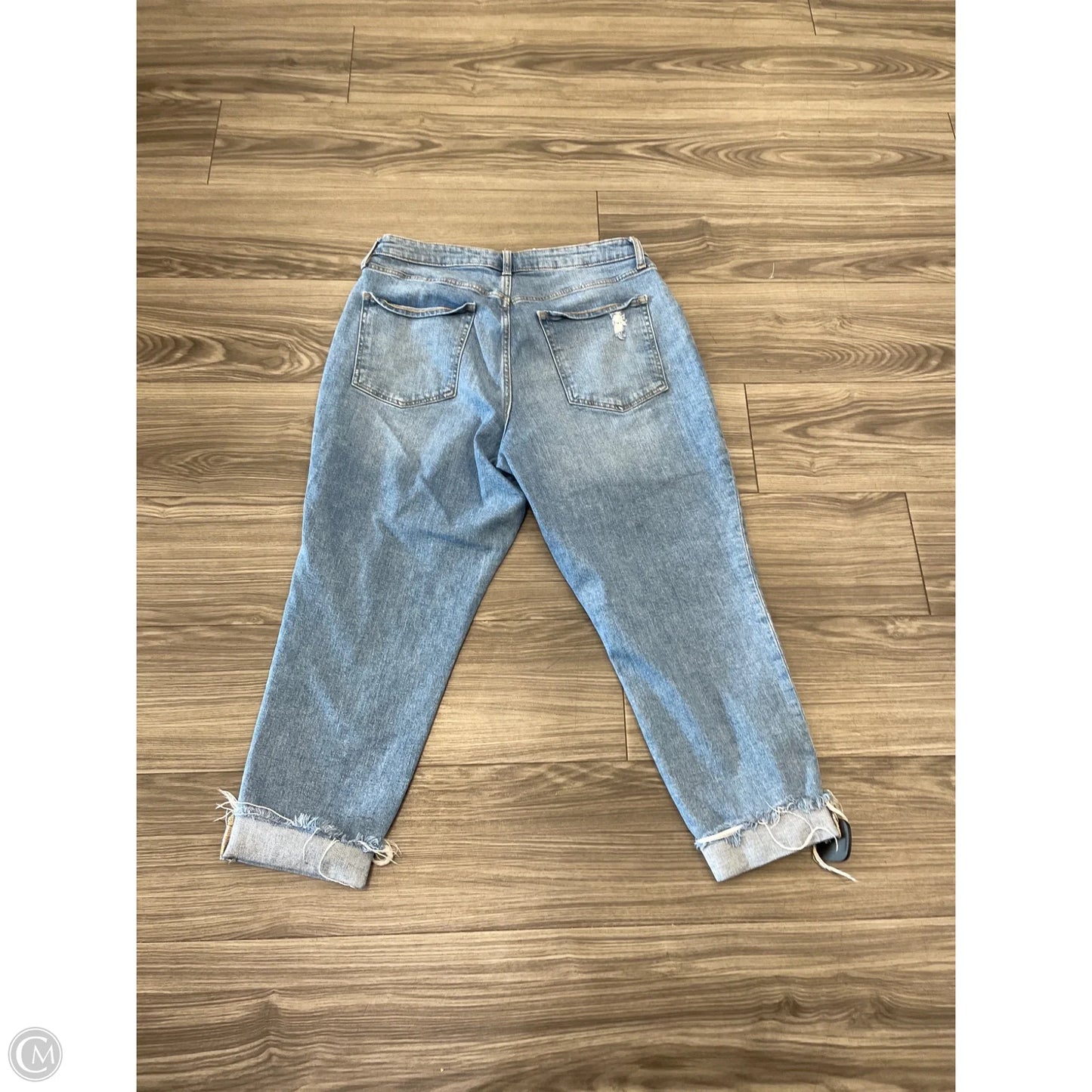 Jeans Straight By Old Navy In Blue, Size: 16